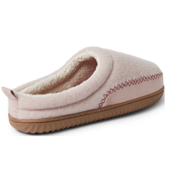 NWT Dearfoams Cozy Comfort Women's Mixed Material Clog Slippers - Picture 1 of 7